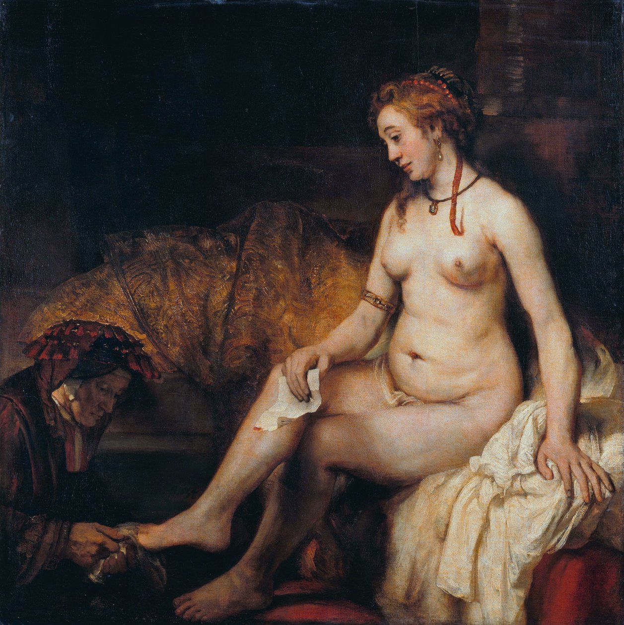 Bathsheba med Davids -brev av Rembrandt van Rijn