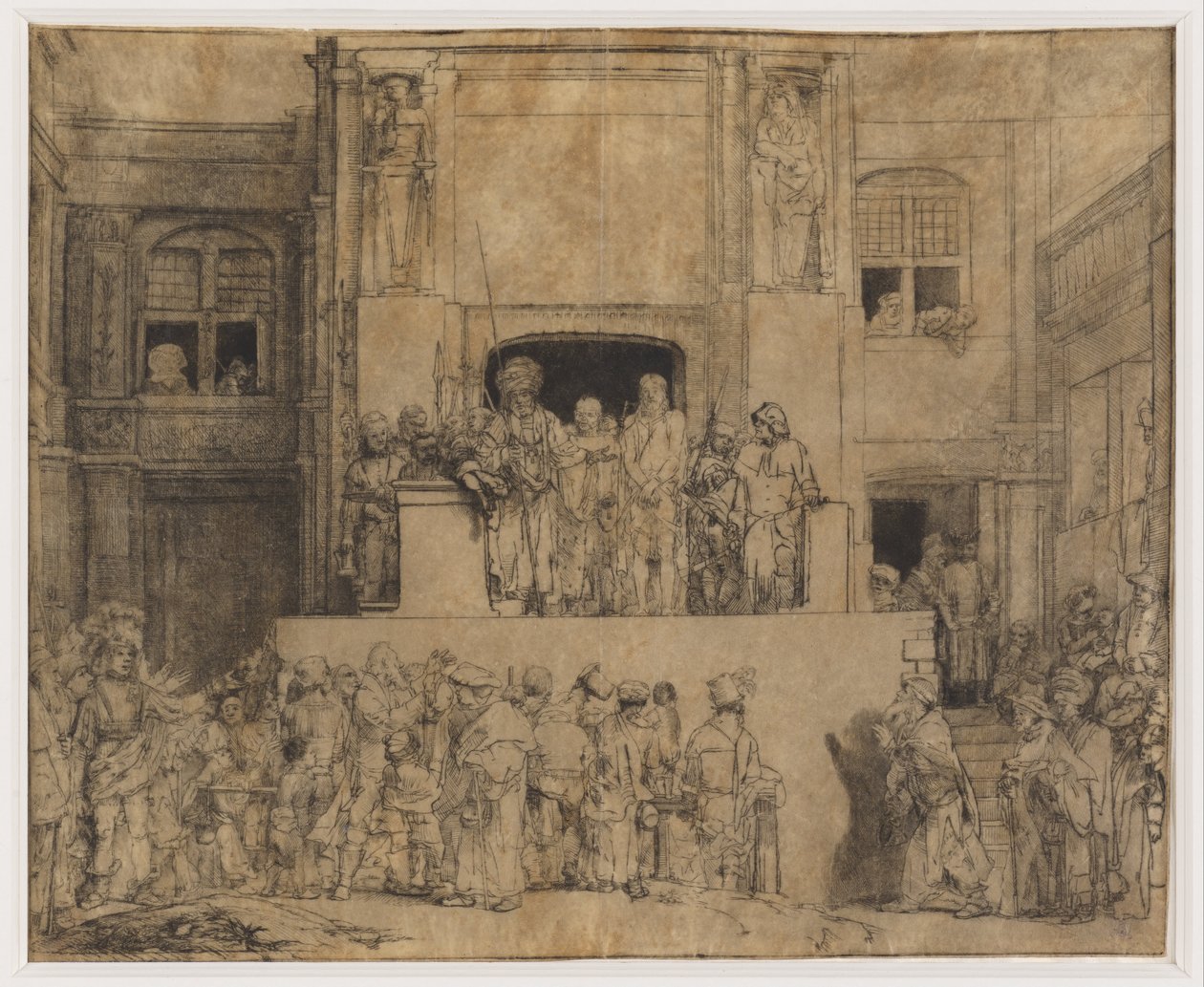 Kristus presentert for folket av Rembrandt van Rijn