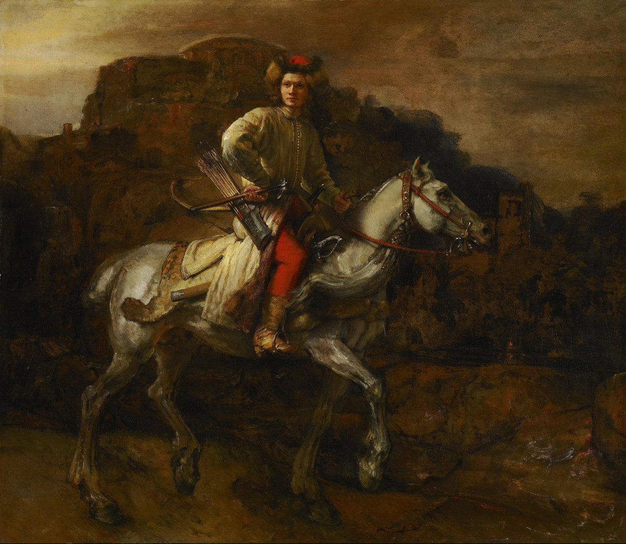 Den polske rytteren av Rembrandt van Rijn