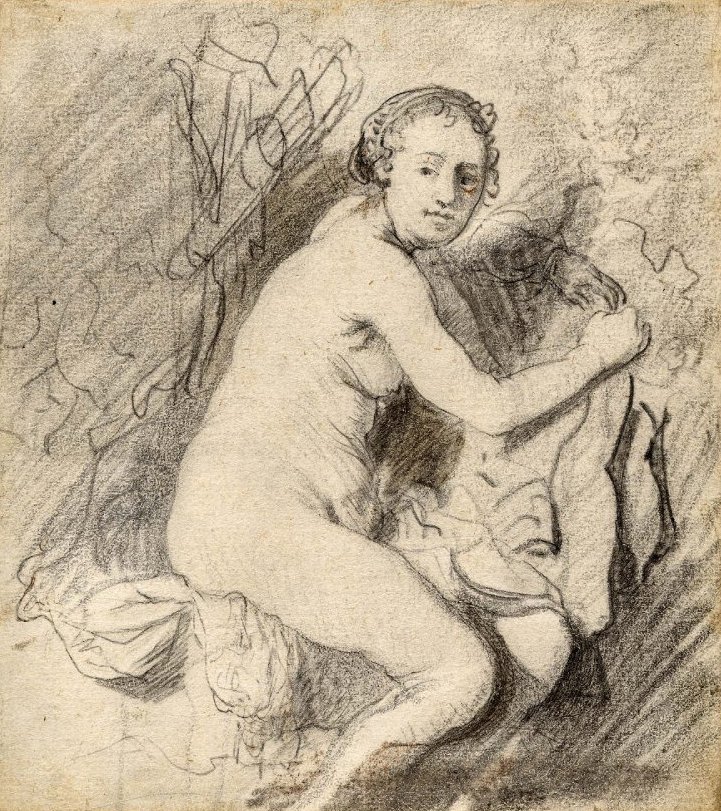 Diana på badet av Rembrandt van Rijn