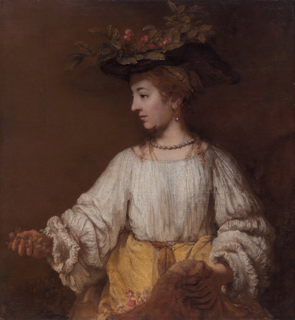 Flora av Rembrandt van Rijn