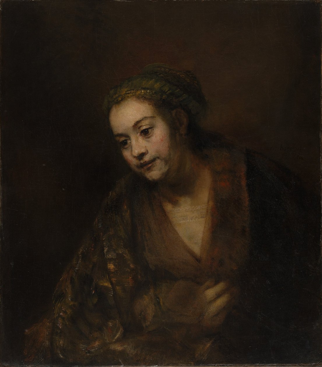 Hendrickje Stoffels av Rembrandt van Rijn