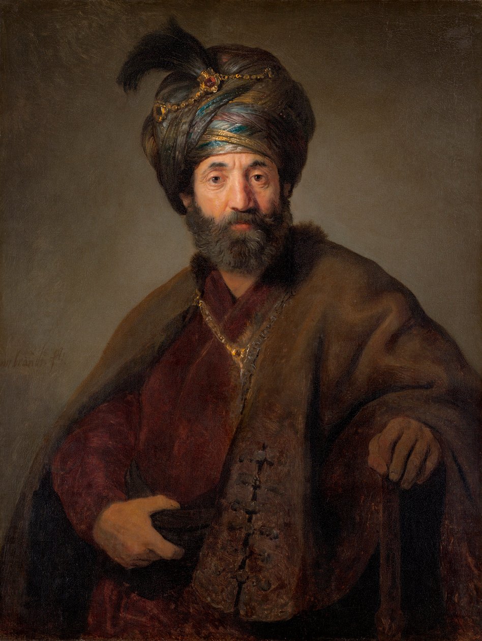 Mann i orientalsk drakt av Rembrandt van Rijn