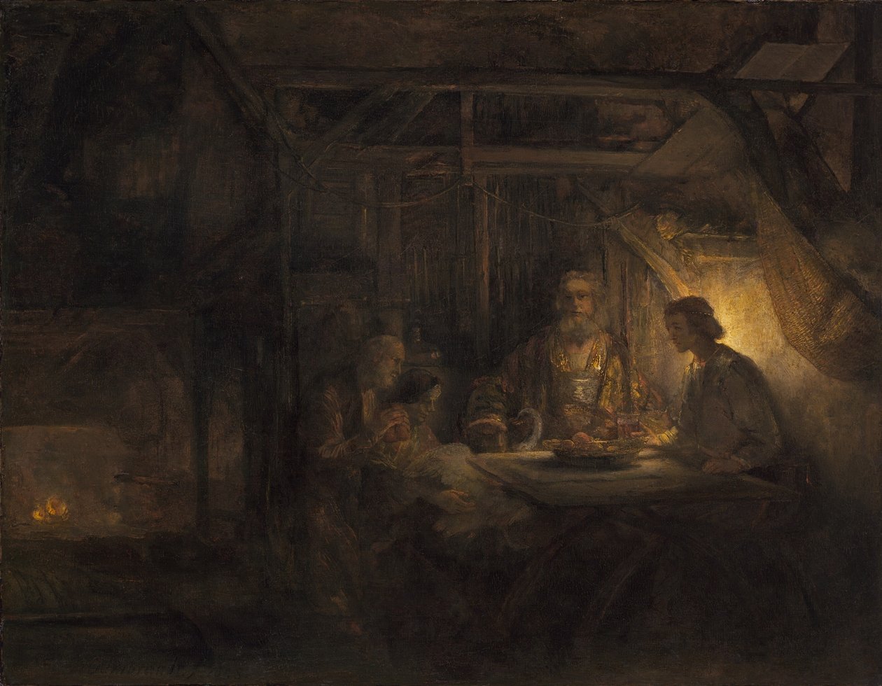 Philemon og Baucis av Rembrandt van Rijn