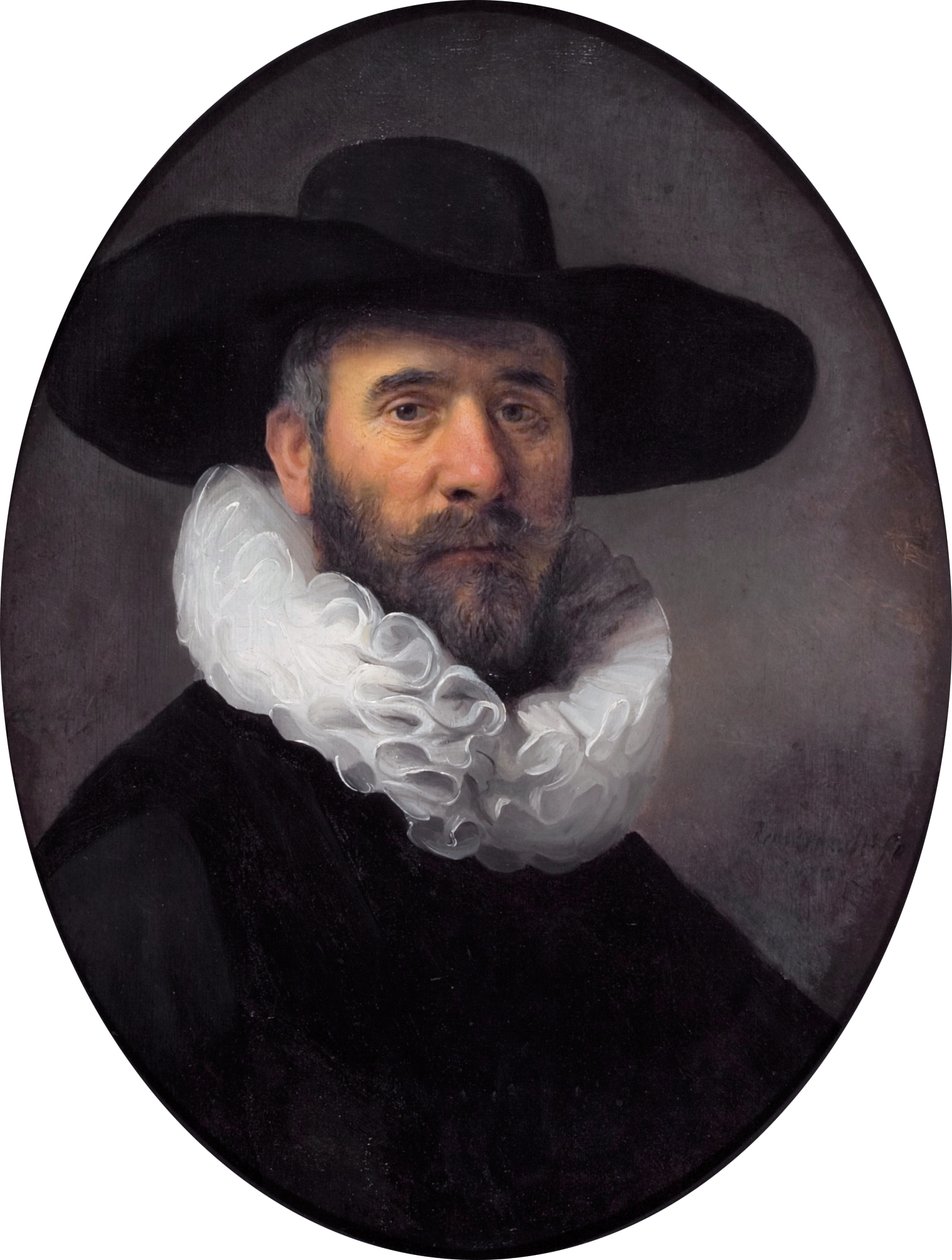 Portrett av Dirck Jansz av Rembrandt van Rijn