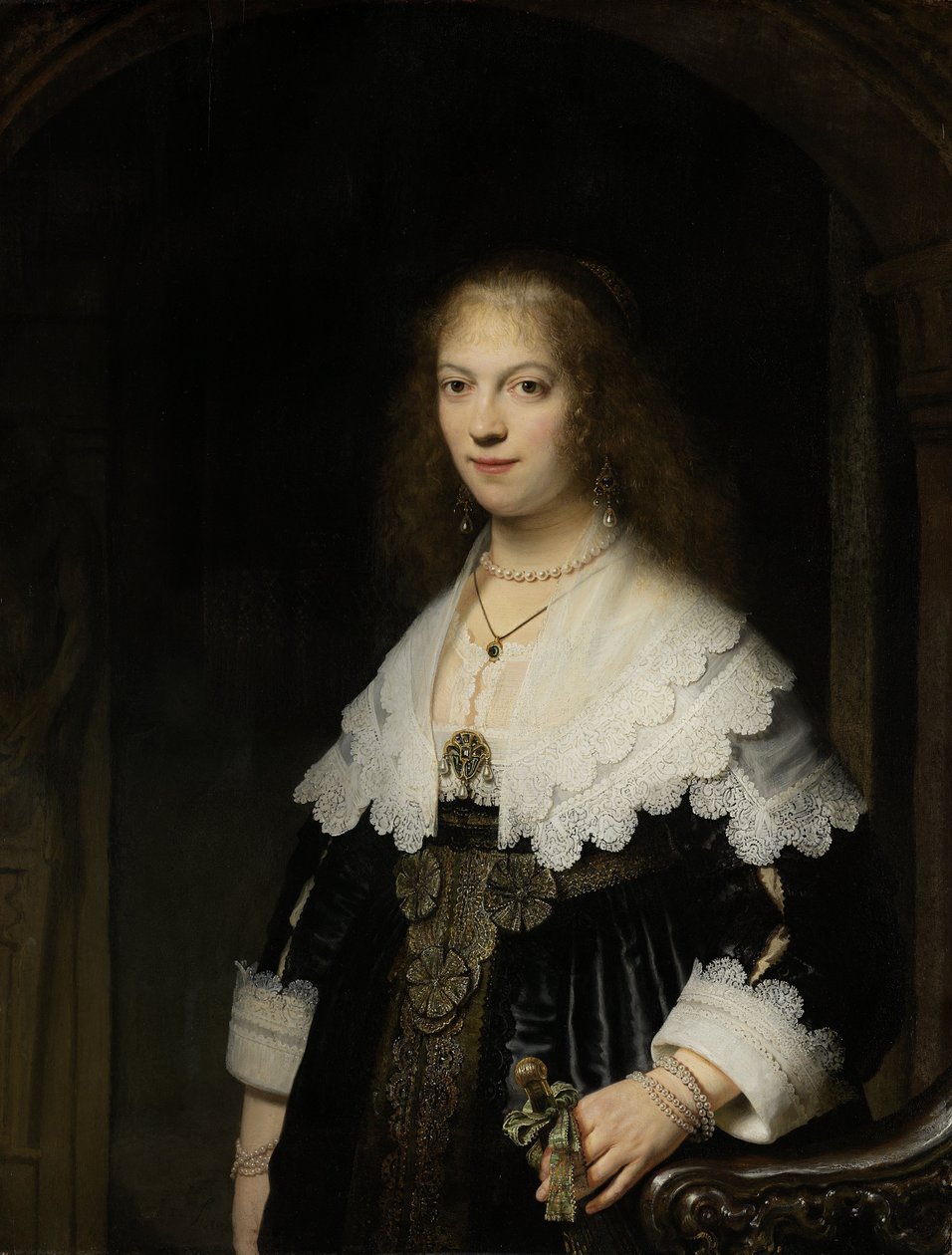 Portrett av Maria Trip av Rembrandt van Rijn