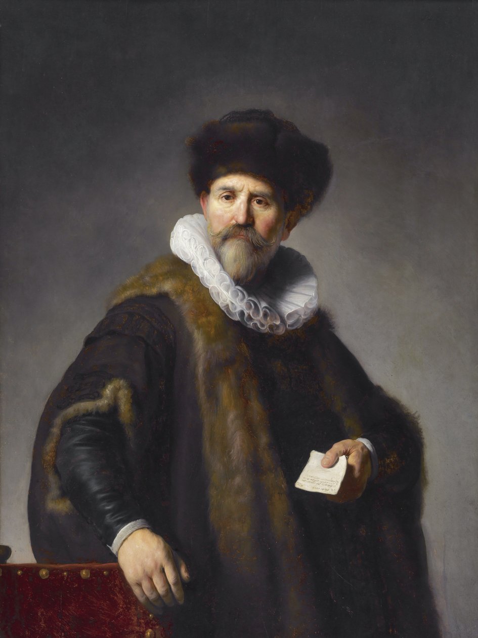 Portrett av Nicolaes Ruts av Rembrandt van Rijn