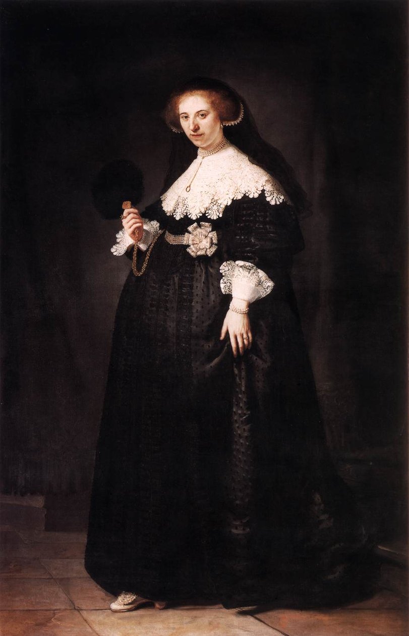 Portrett av Oopjen Coppit av Rembrandt van Rijn