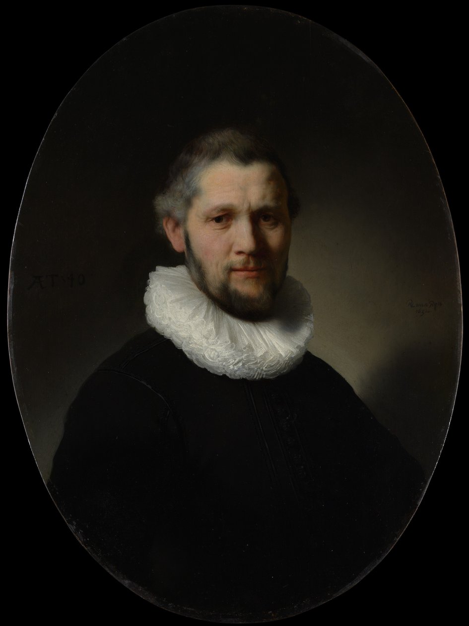 Portrett av en 40 år gammel mann av Rembrandt van Rijn