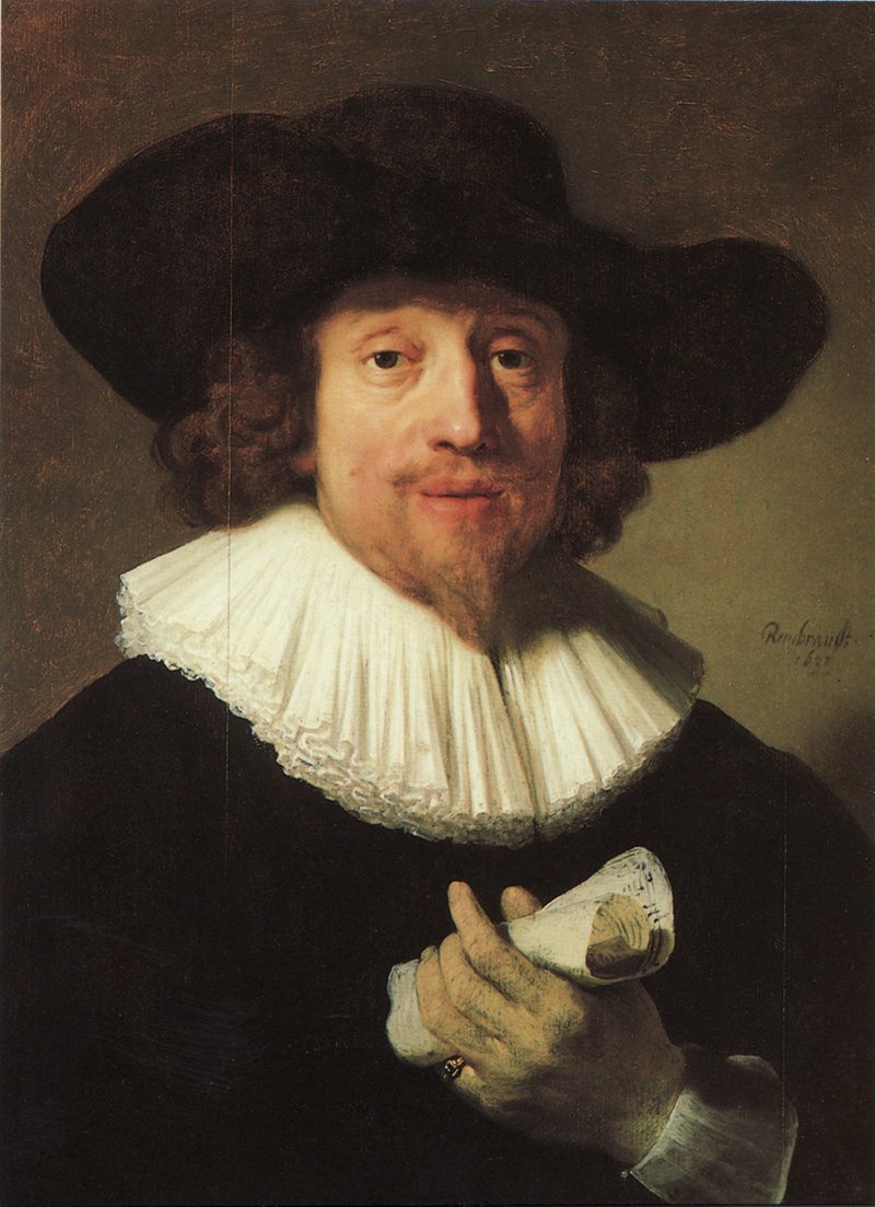 Portrett av en mann av Rembrandt van Rijn