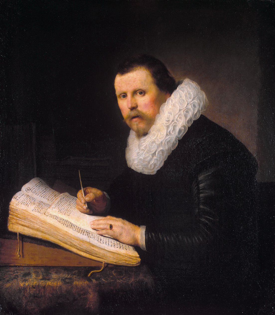 Portrett av en lærd av Rembrandt van Rijn