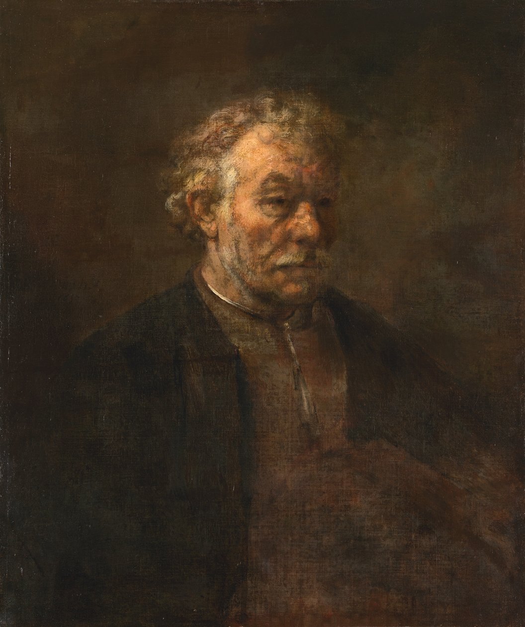 Portrett av en eldre mann av Rembrandt van Rijn