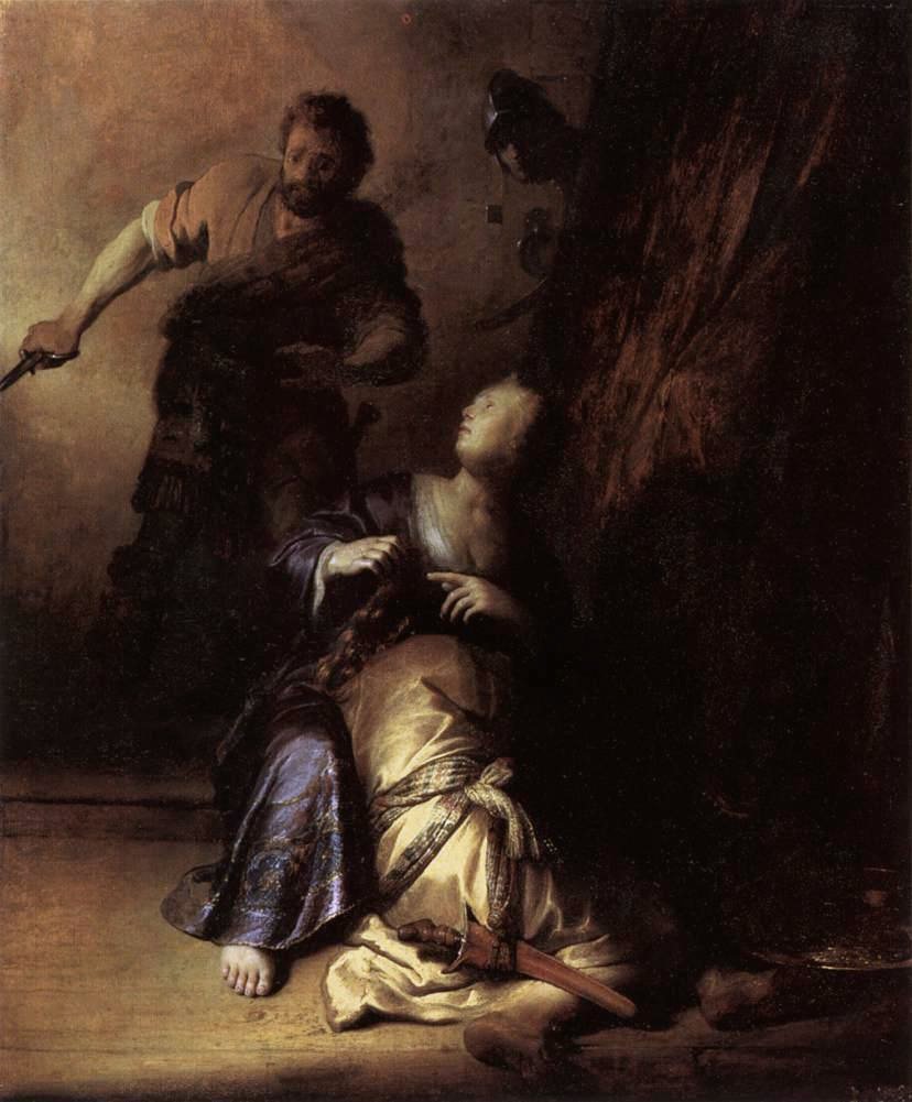 Samson og Delila av Rembrandt van Rijn