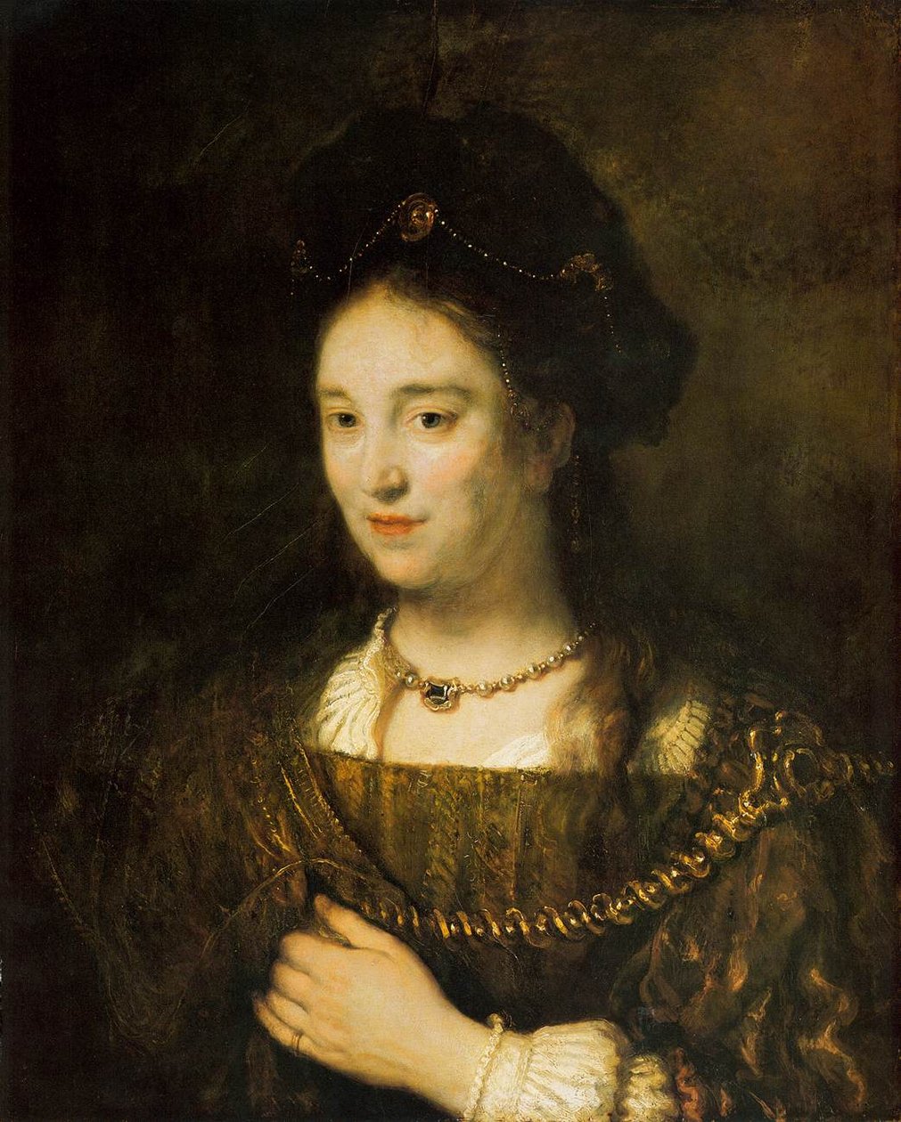 Saskia van Uylenburgh av Rembrandt van Rijn