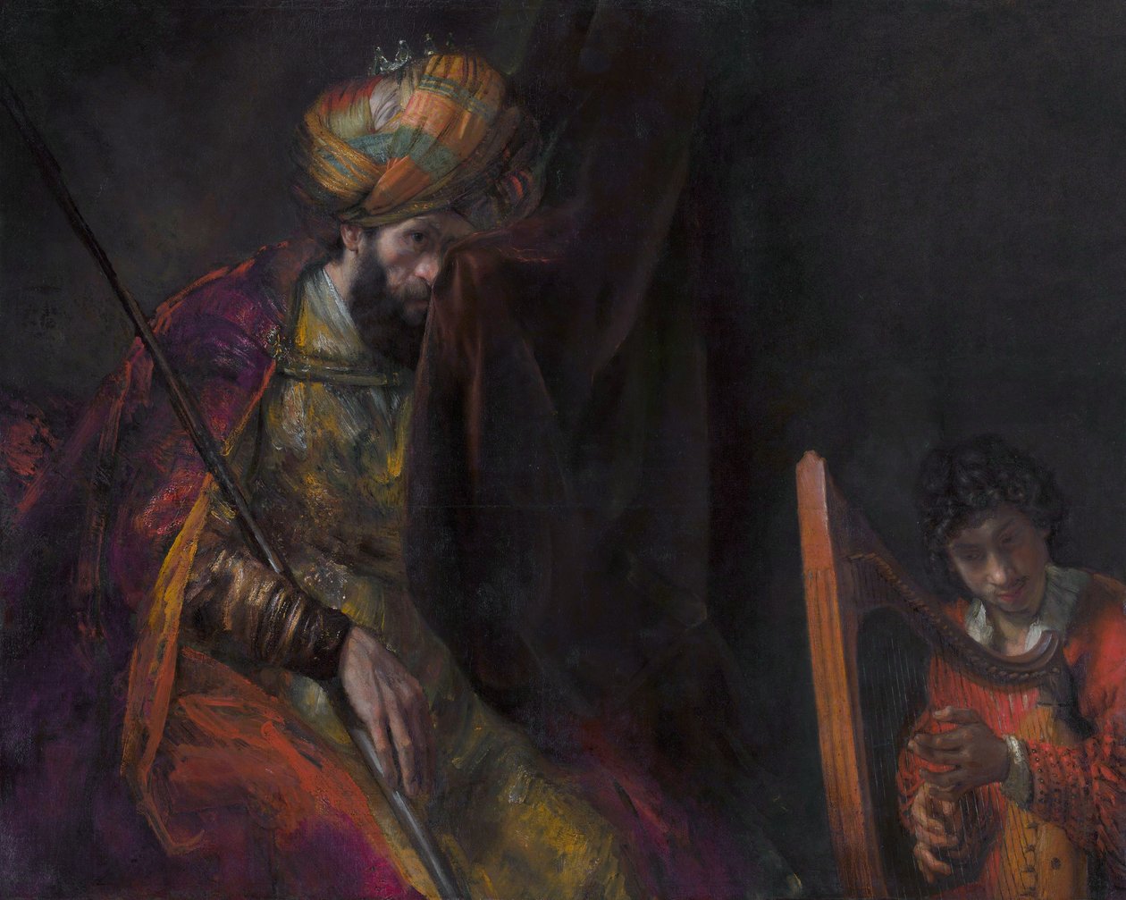 Saul og David av Rembrandt van Rijn