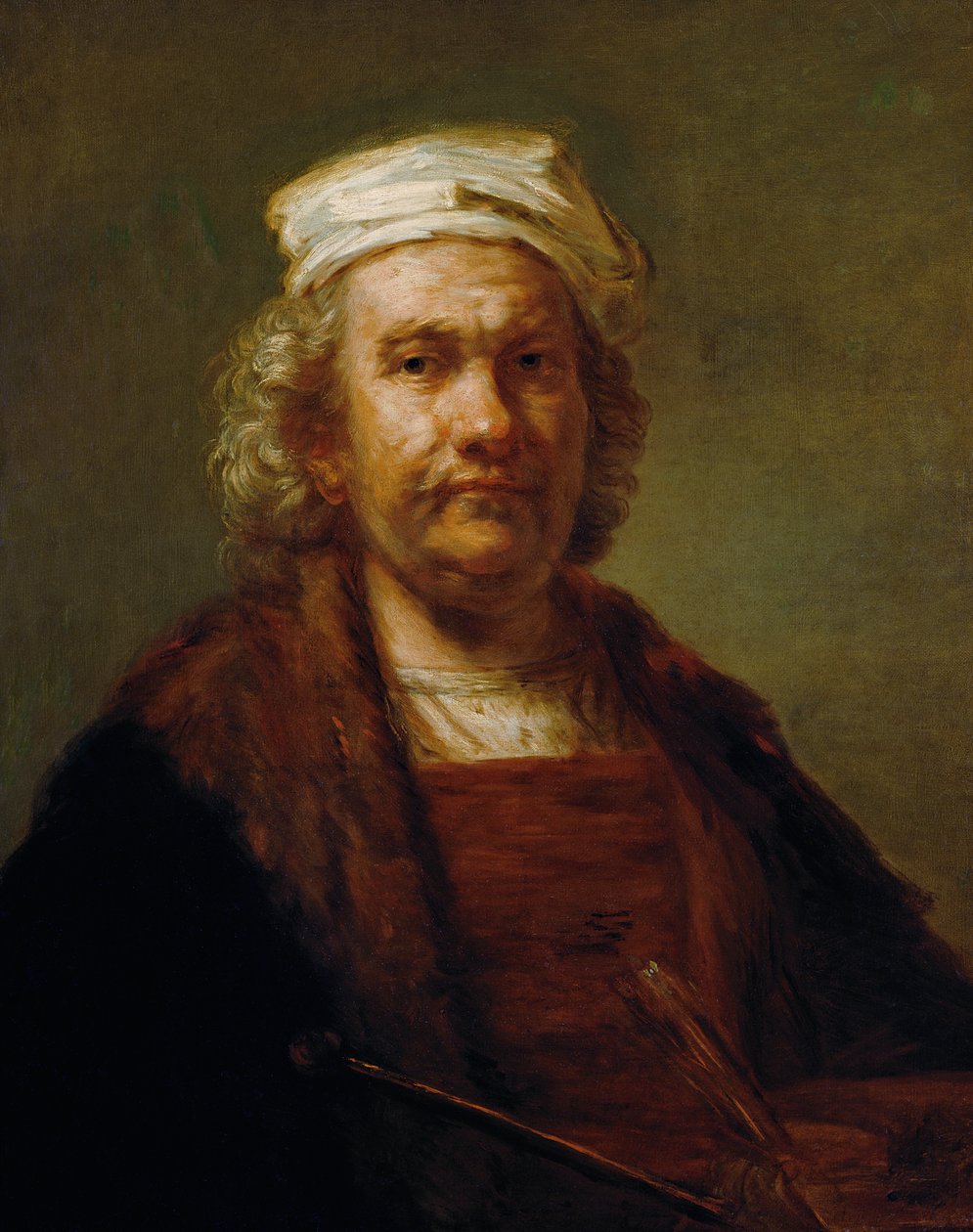 Selvportrett, ca. 1660-63 av Rembrandt van Rijn