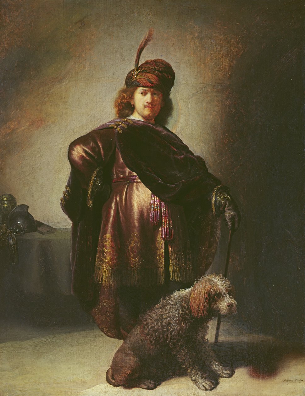 Selvportrett i orientalsk drakt, 1631 av Rembrandt van Rijn