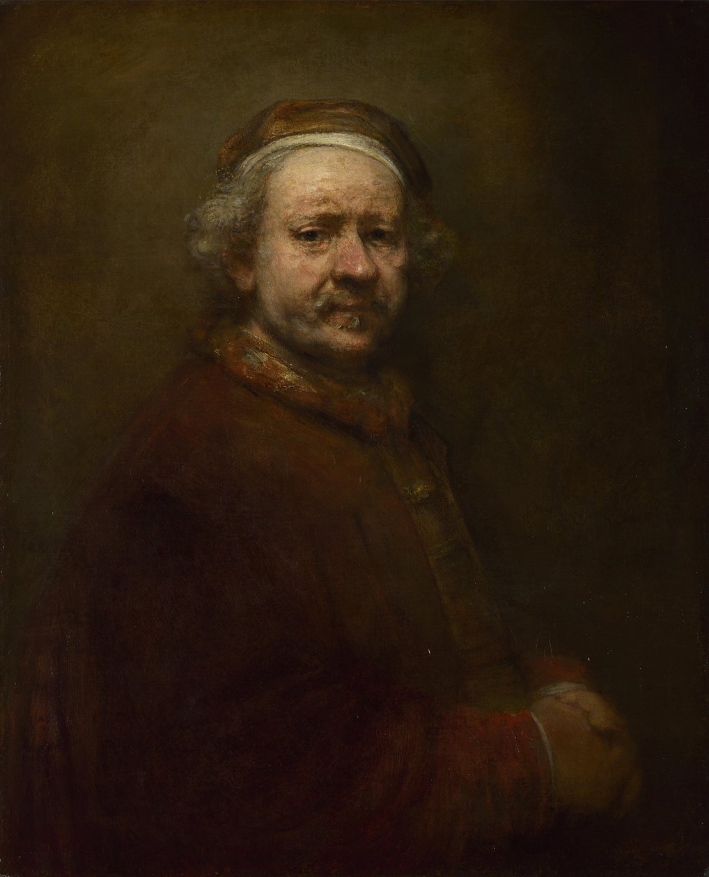 Selvportrett i en alder av 63, 1669 av Rembrandt van Rijn