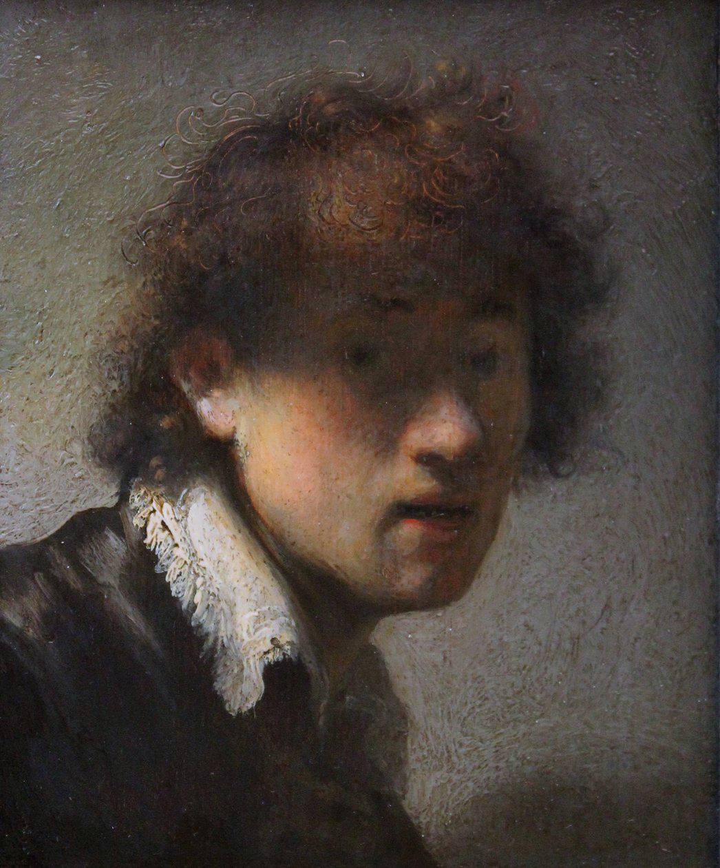 Selvportrett i tidlig alder av Rembrandt van Rijn