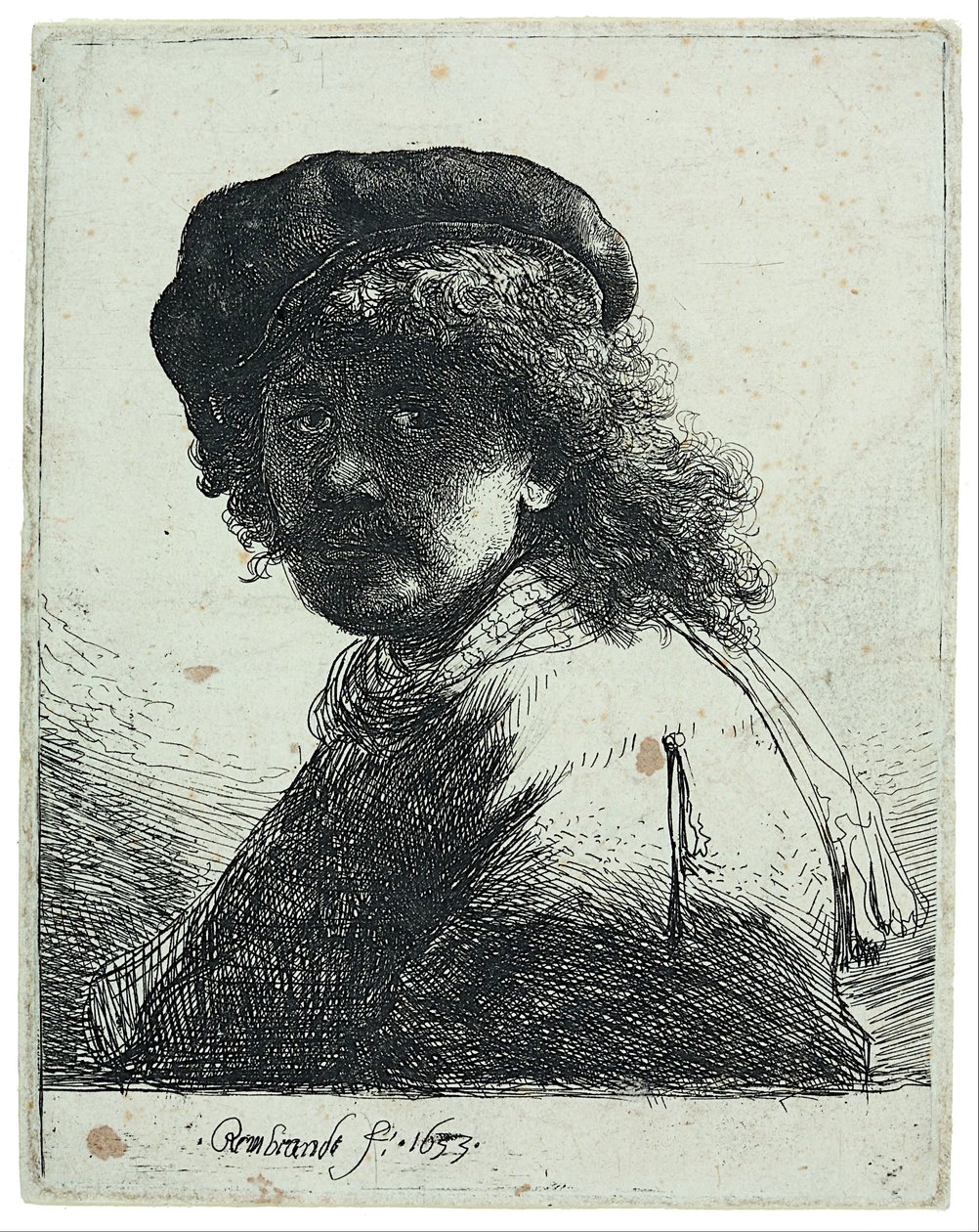 Selvportrett av Rembrandt van Rijn