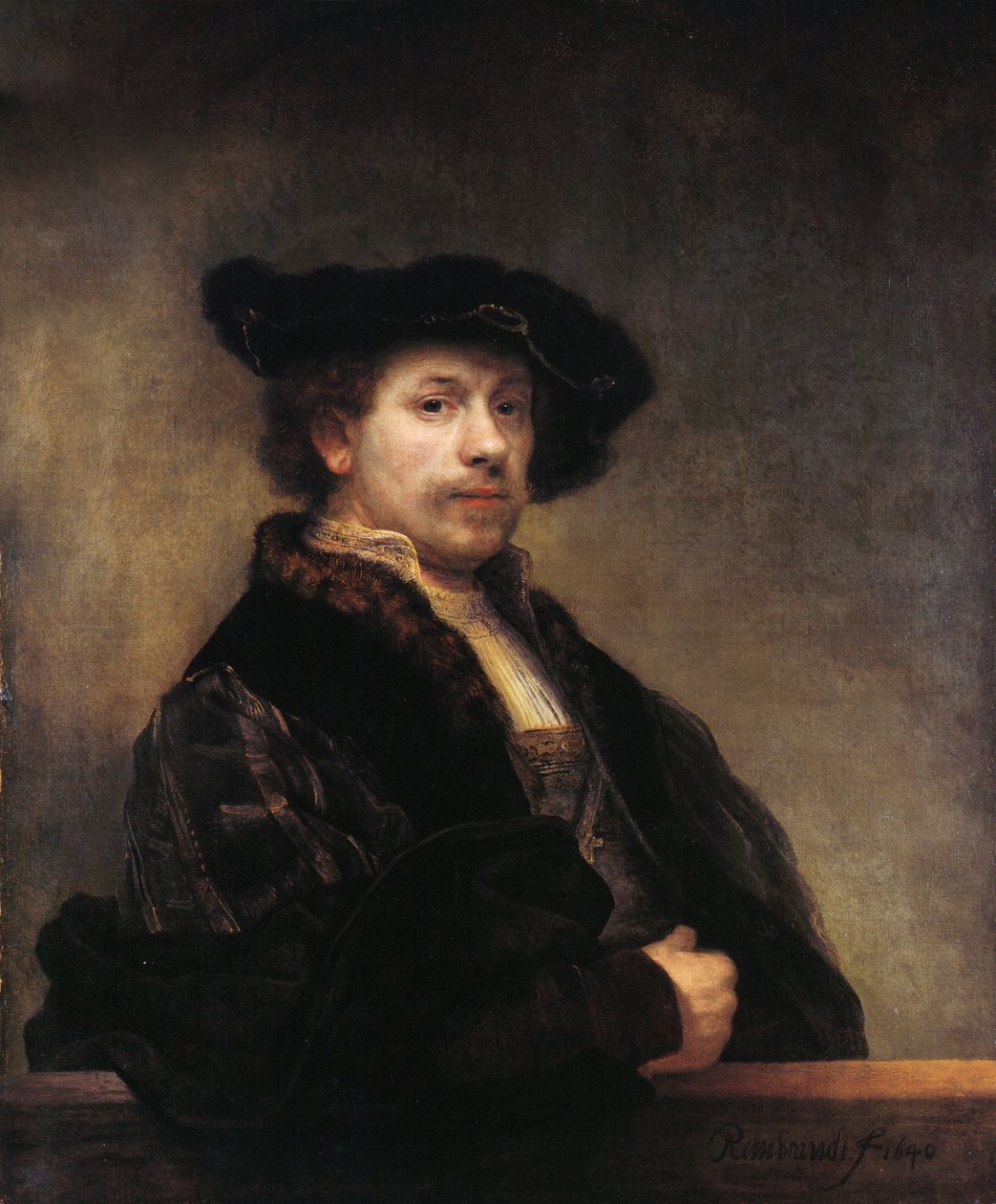 Selvportrett av Rembrandt van Rijn