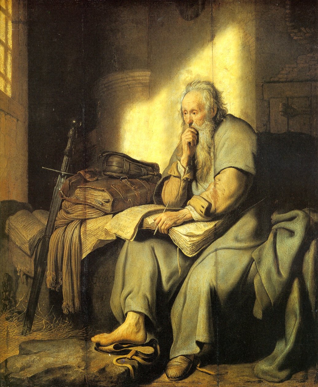 St. Paul i fengsel av Rembrandt van Rijn