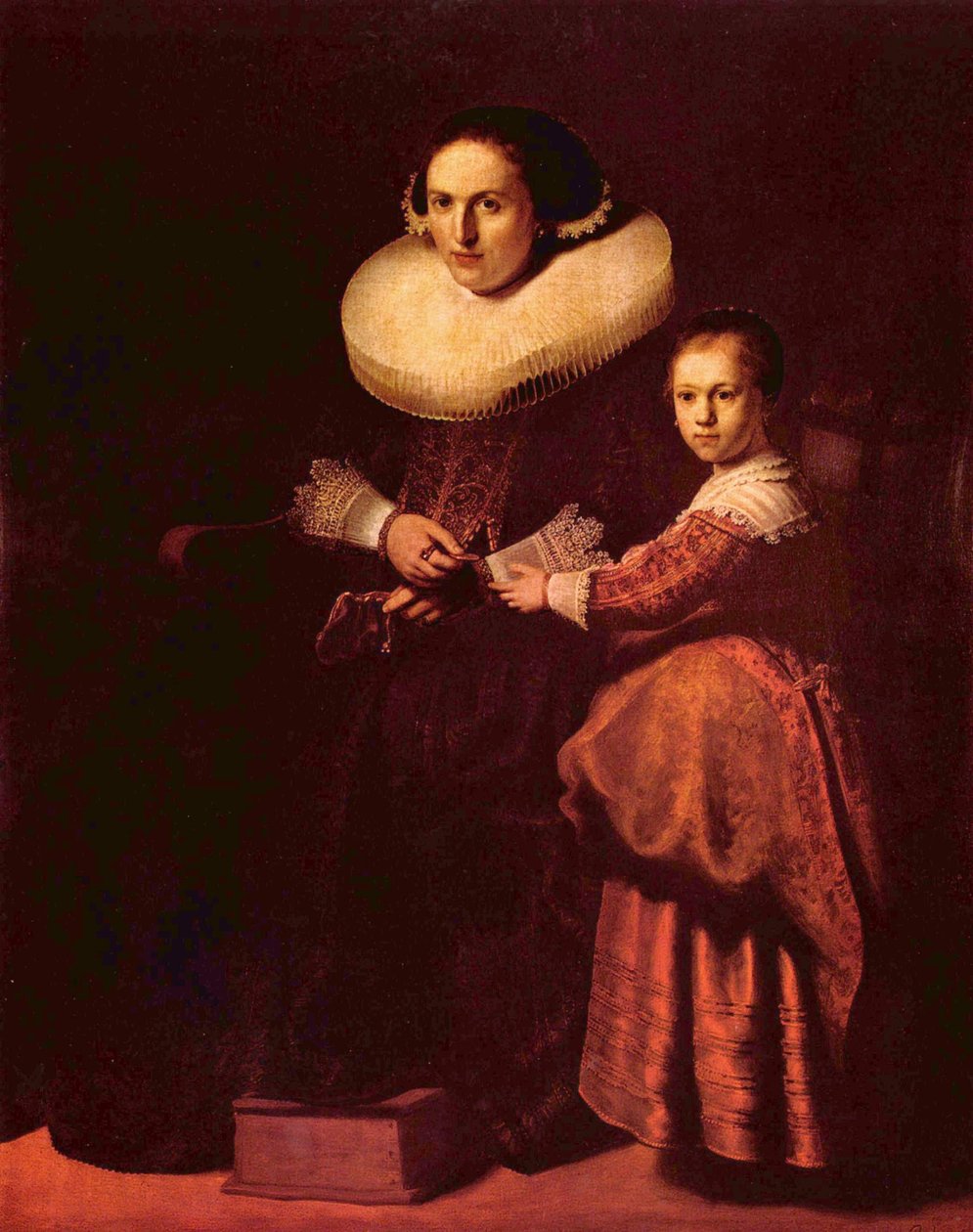 Susanna van Collen og datteren Anna av Rembrandt van Rijn