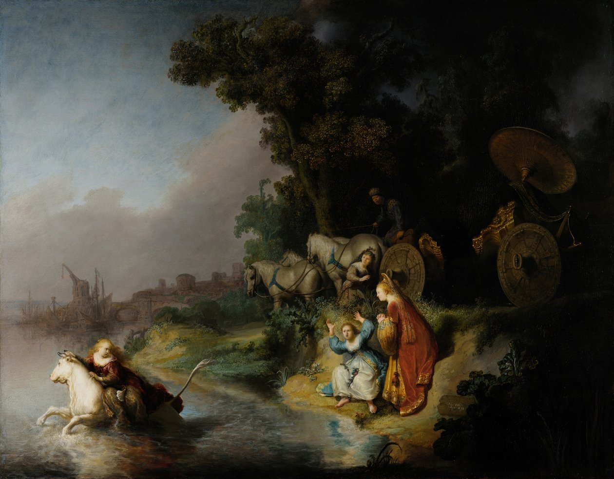 Bortførelsen av Europa av Rembrandt van Rijn