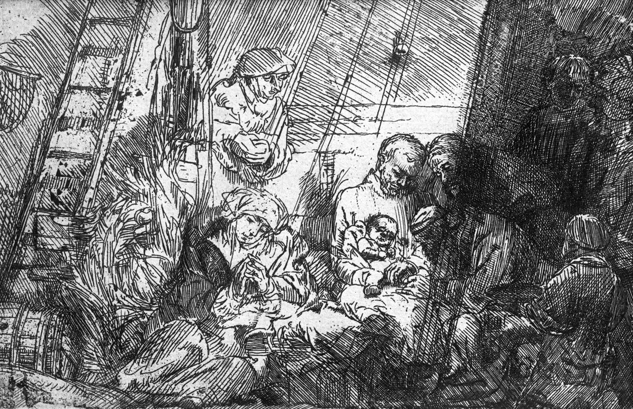 Omskjæringen, 1654 av Rembrandt van Rijn