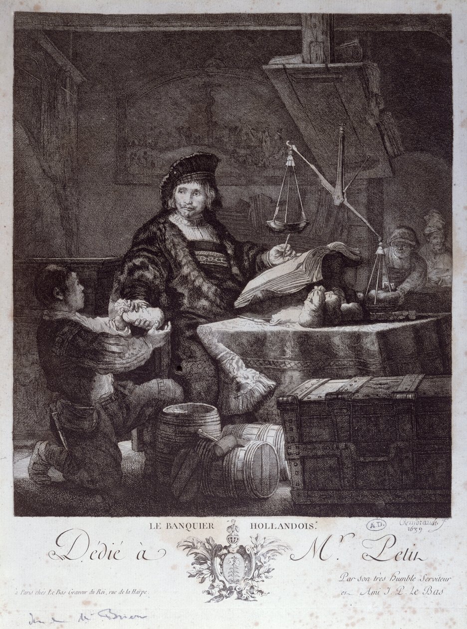 Den nederlandske bankmannen, 1639 av Rembrandt van Rijn