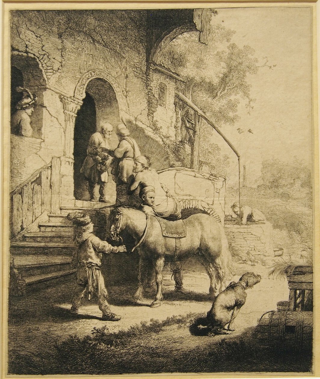 Den barmhjertige samaritanen av Rembrandt van Rijn