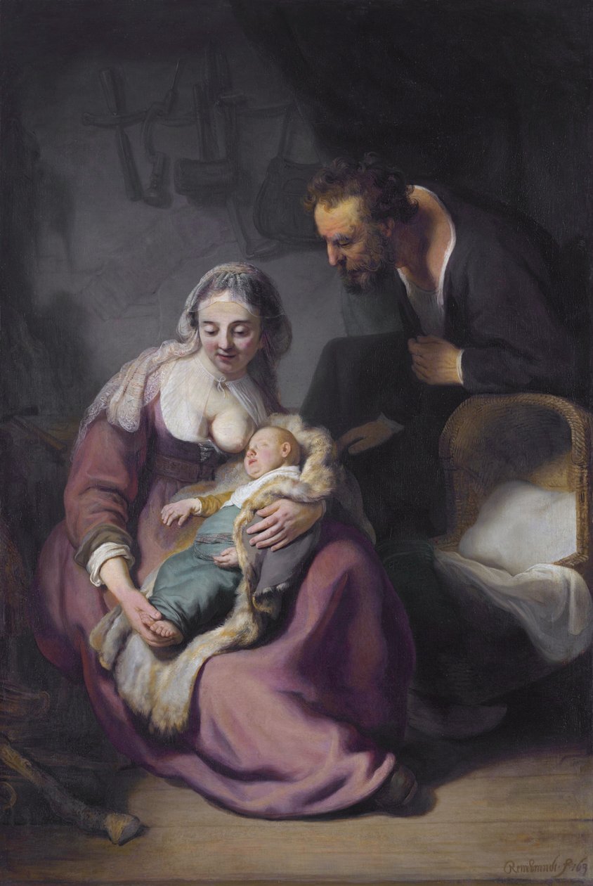 Den hellige familie av Rembrandt van Rijn