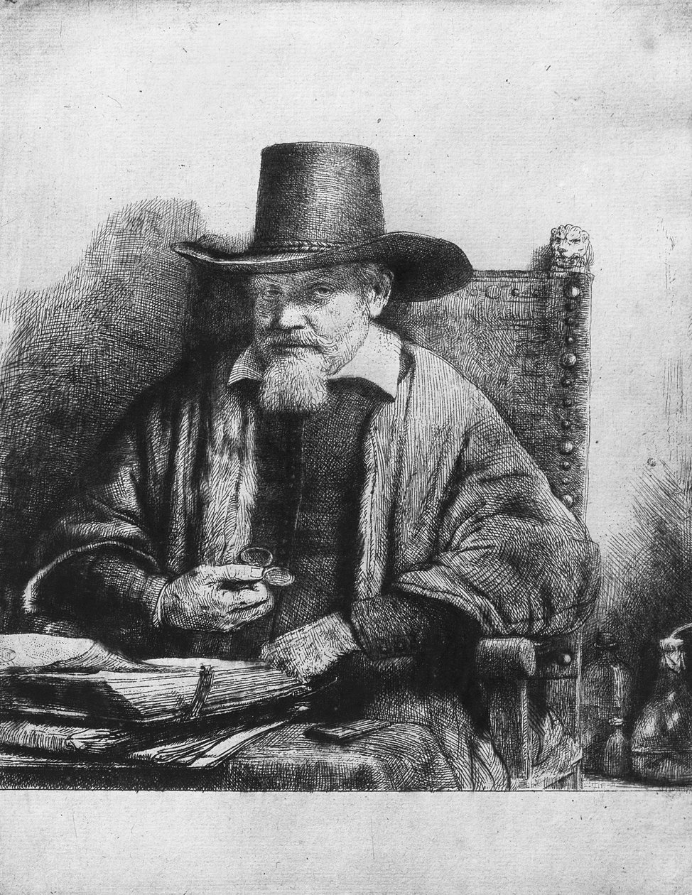 Advokaten Tolling eller doktoren Arnoldus Tholinx eller Petrus van Thol, 1656 av Rembrandt van Rijn