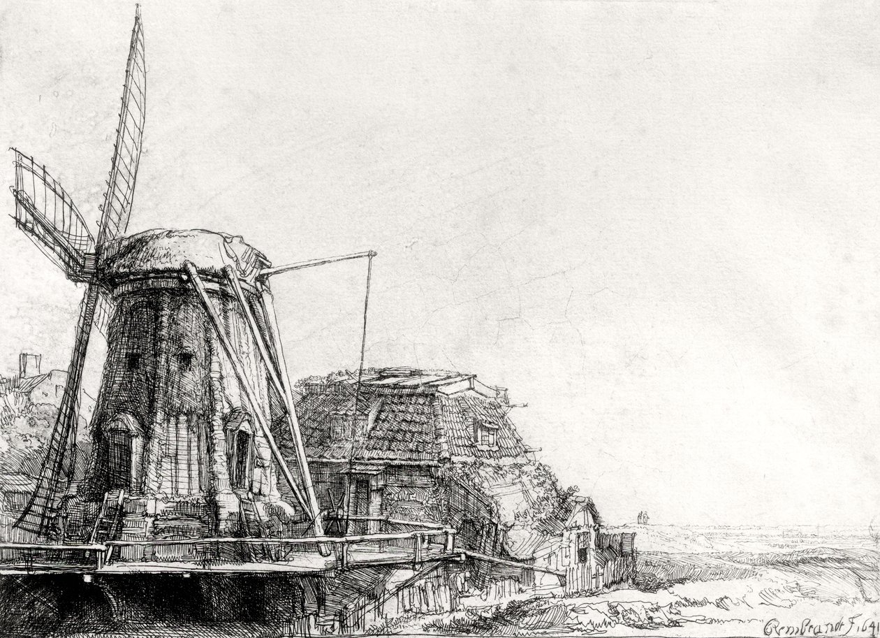 The Mill, 1641 av Rembrandt van Rijn