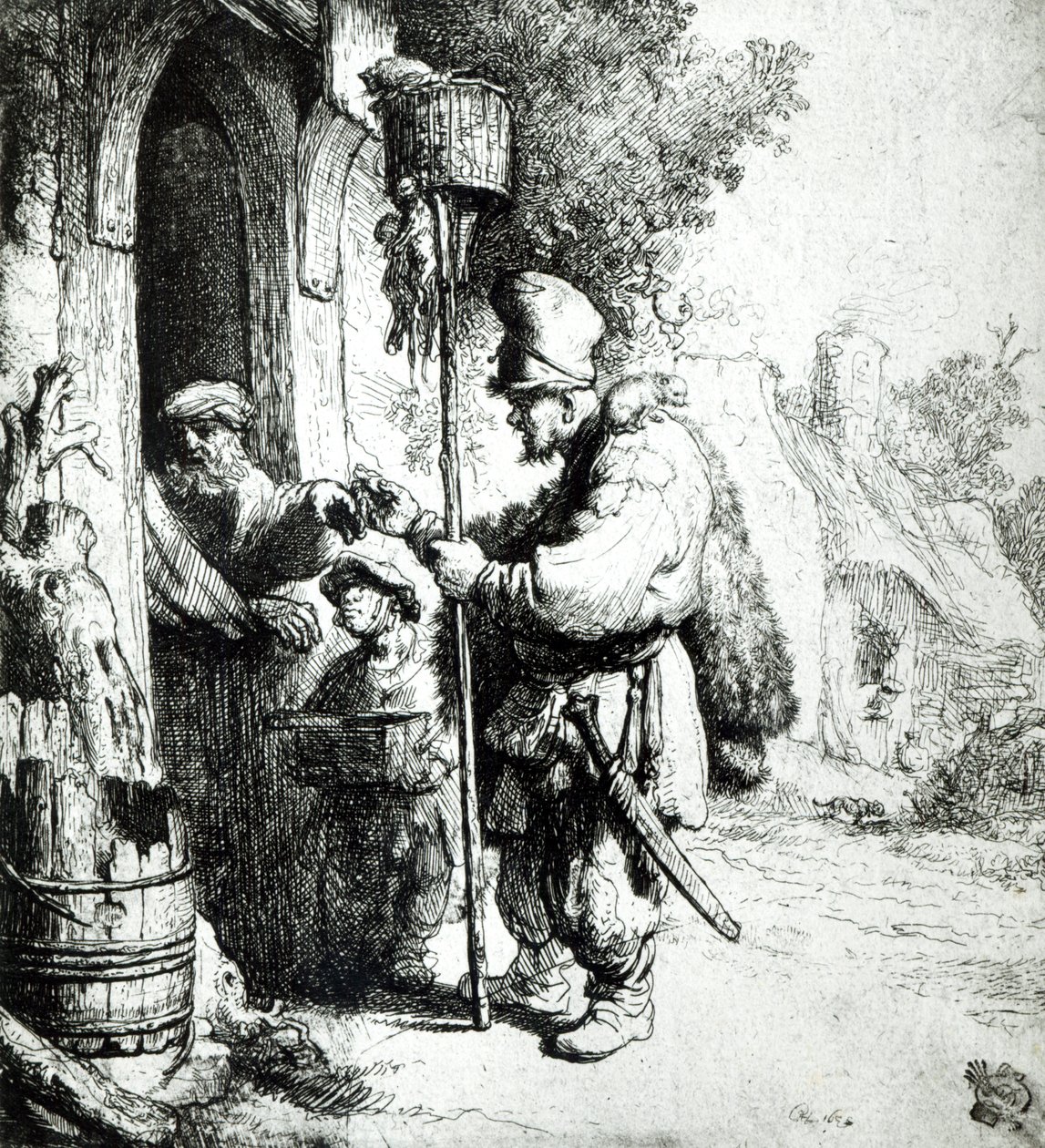 Rottefangeren, 1632 av Rembrandt van Rijn