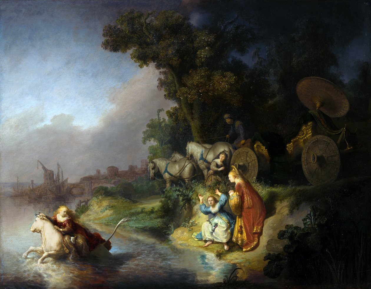 Bortføringen av Europa av Rembrandt van Rijn