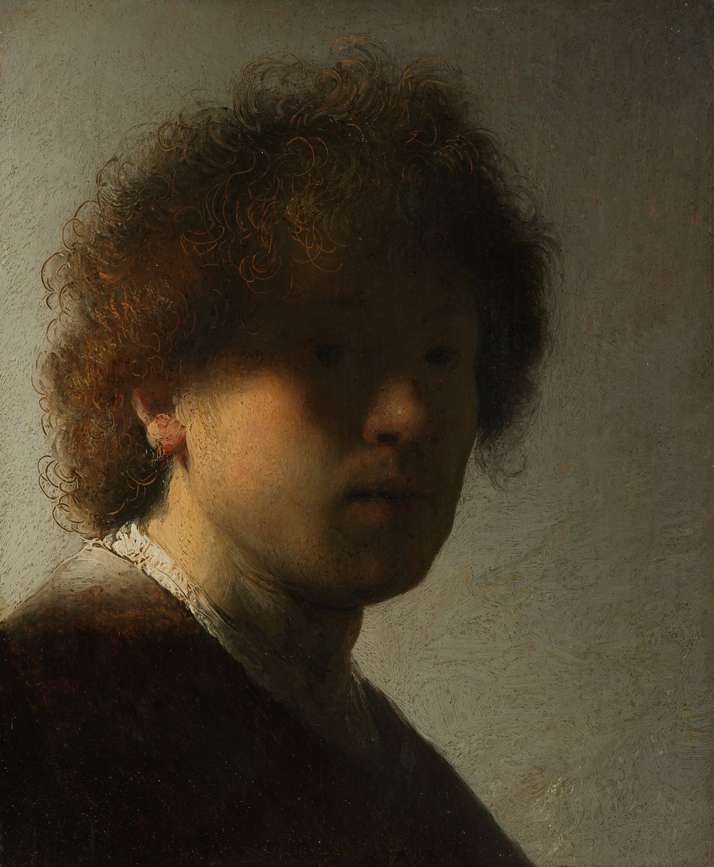 Selvportrett i ung alder av Rembrandt van Rijn