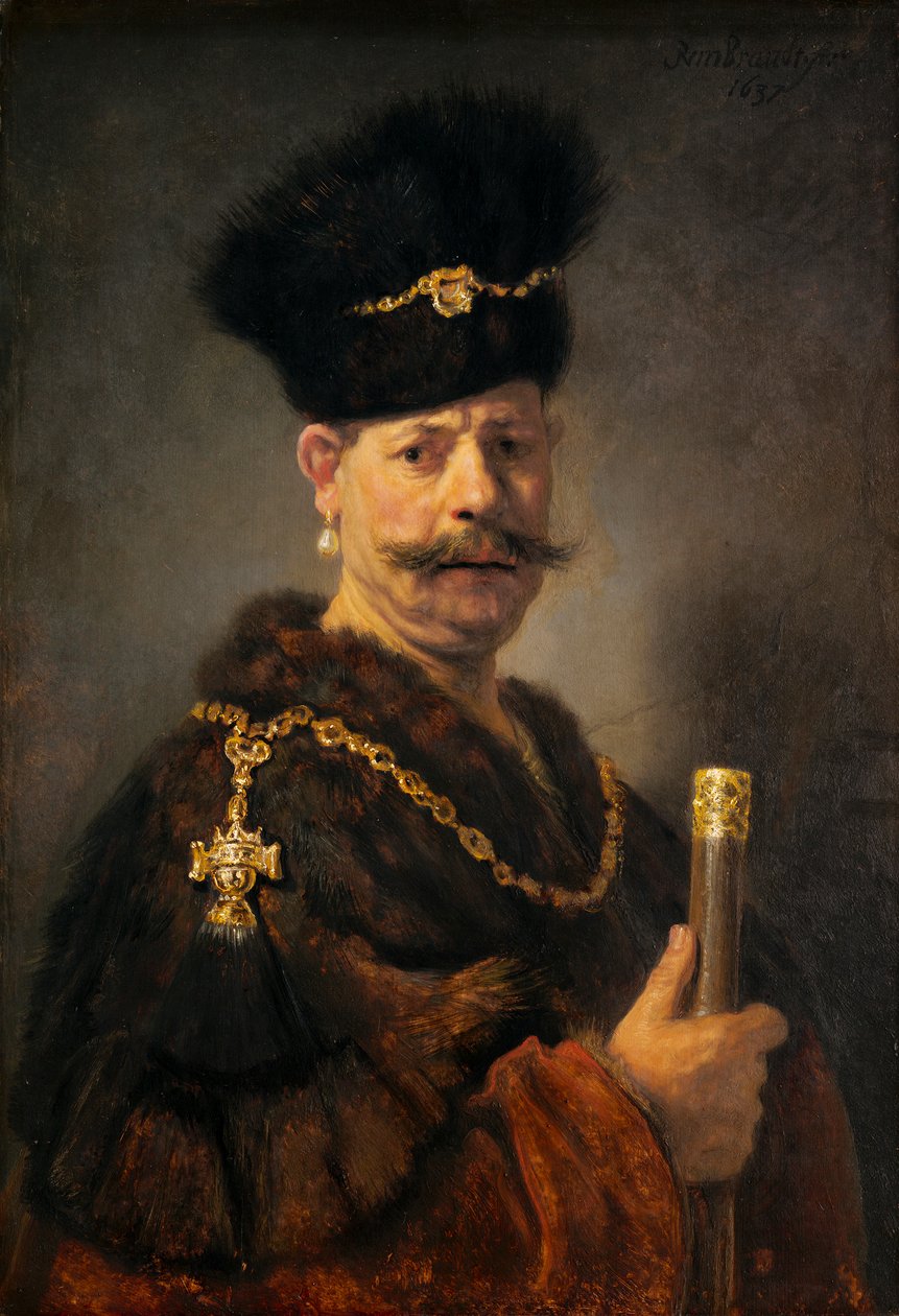 En polsk adelsmann av Rembrandt van Rijn