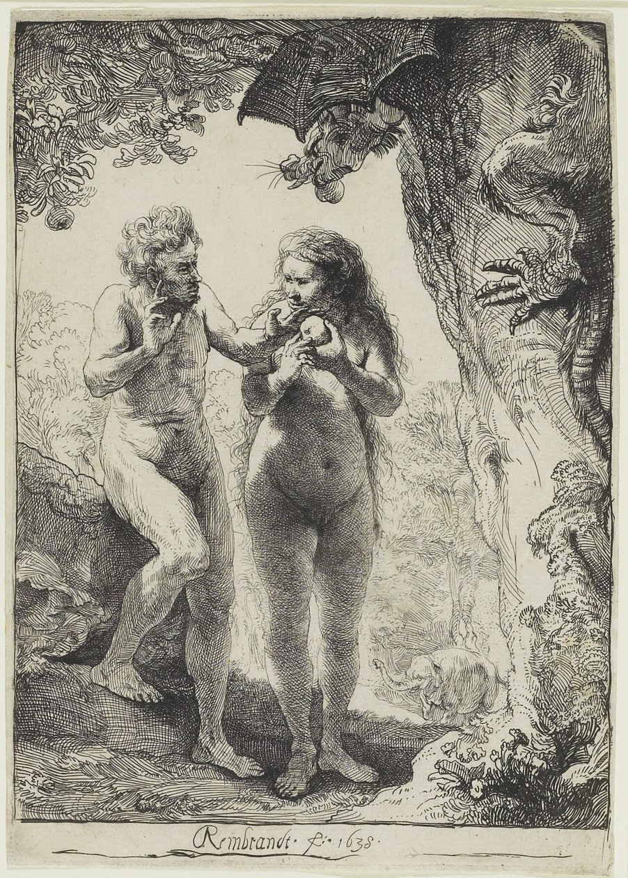 Adam og Eva av Rembrandt van Rijn