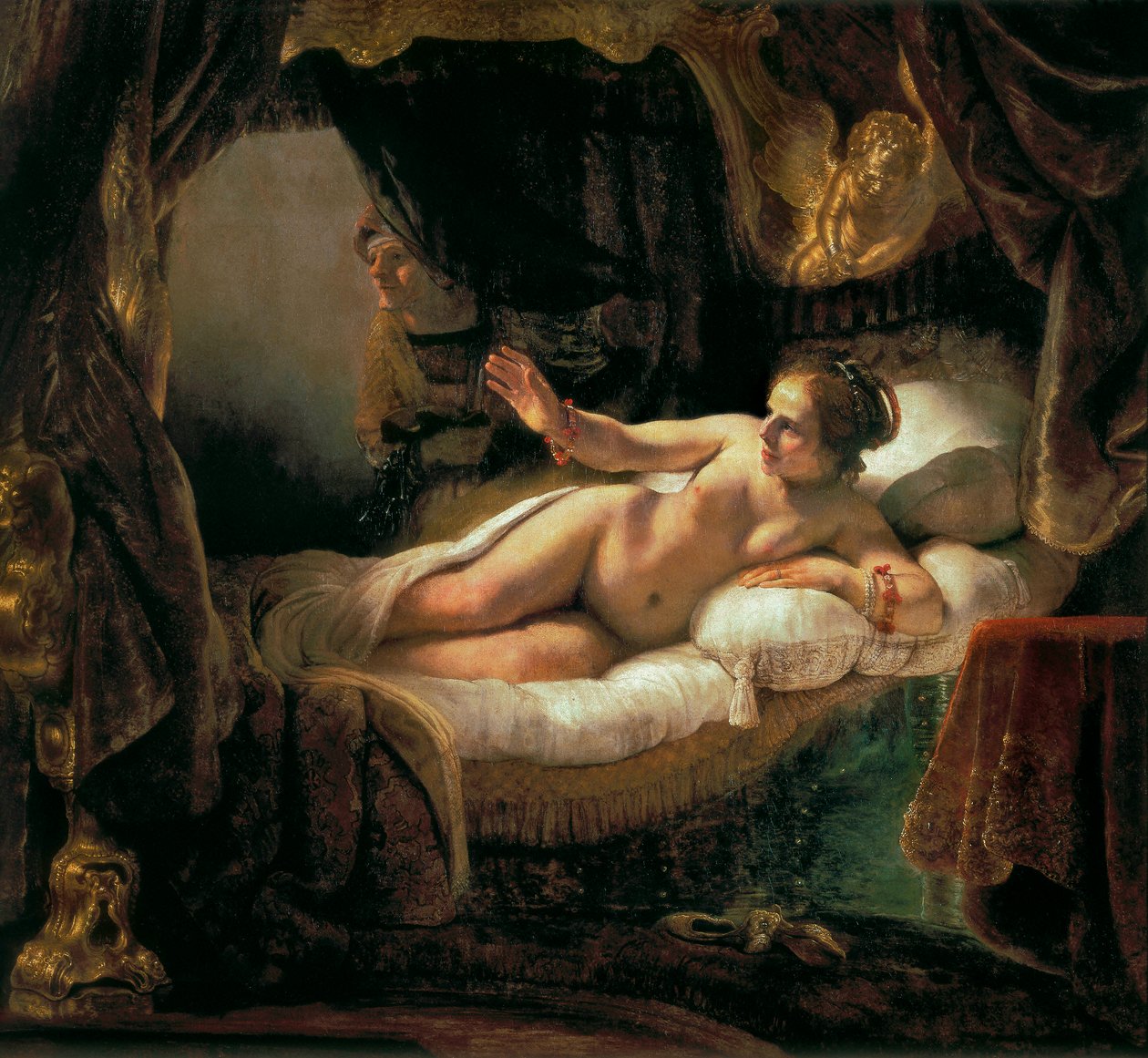 Danae av Rembrandt van Rijn