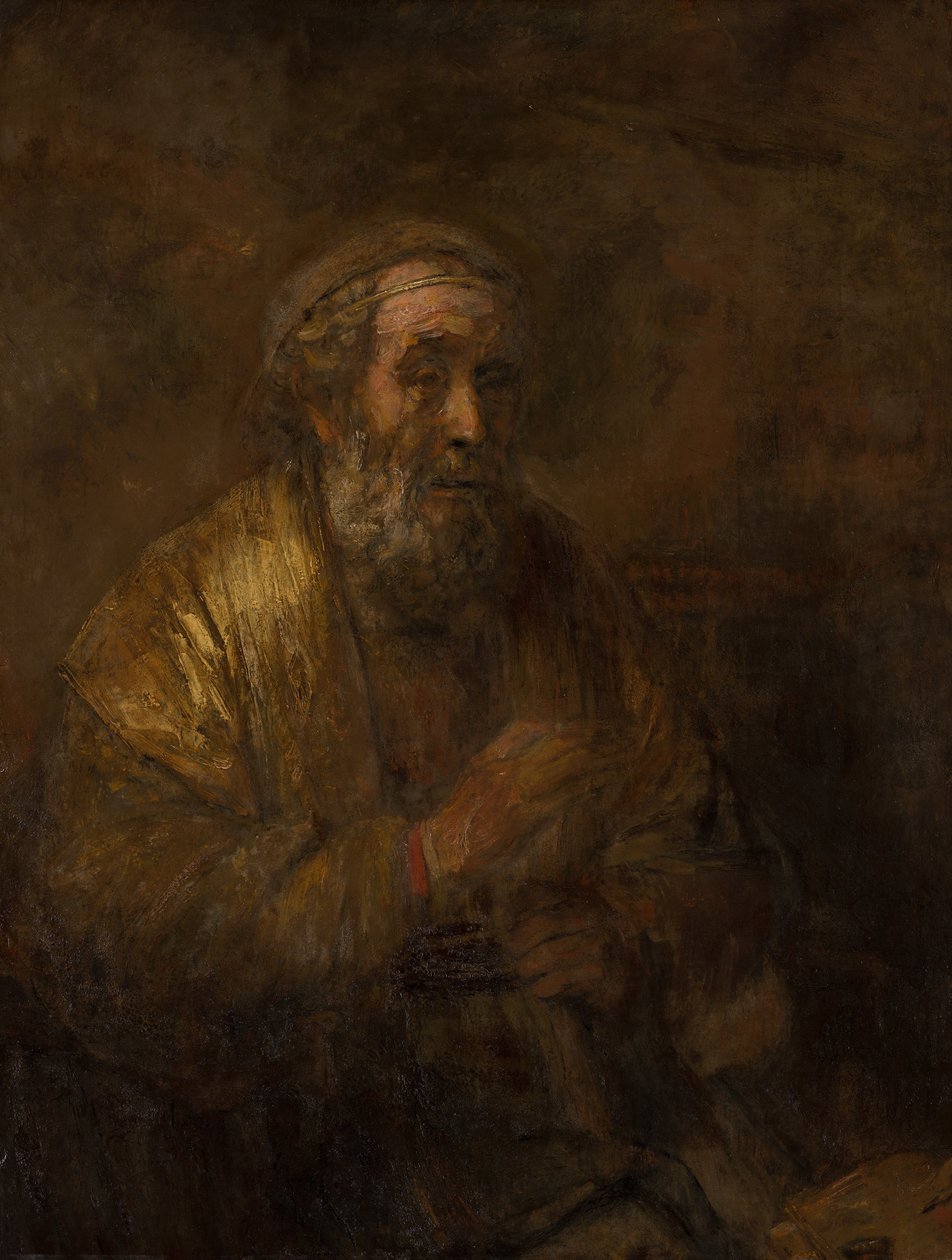 Homer dikterer til en kontorist av Rembrandt van Rijn