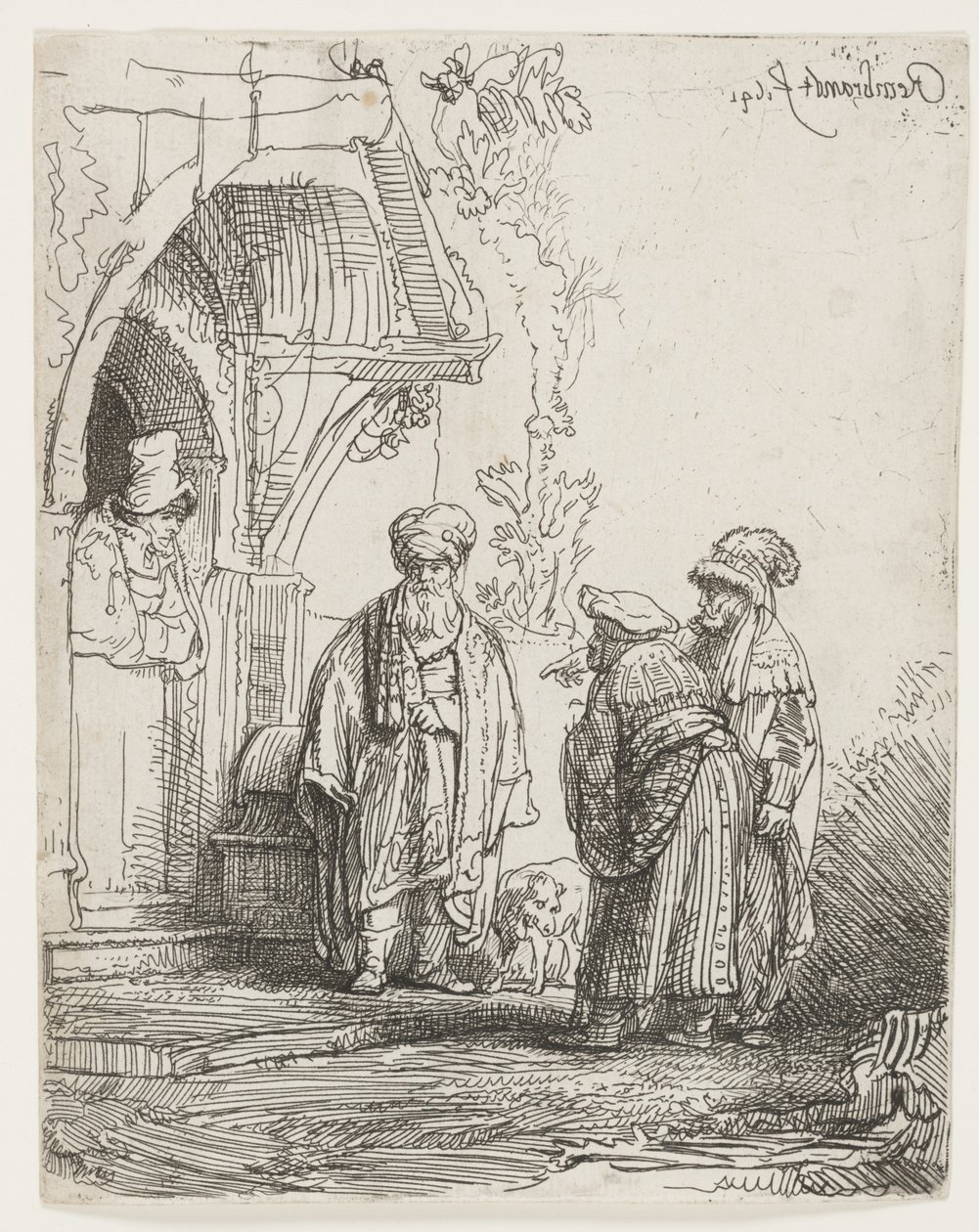 Jakob og Laban av Rembrandt van Rijn