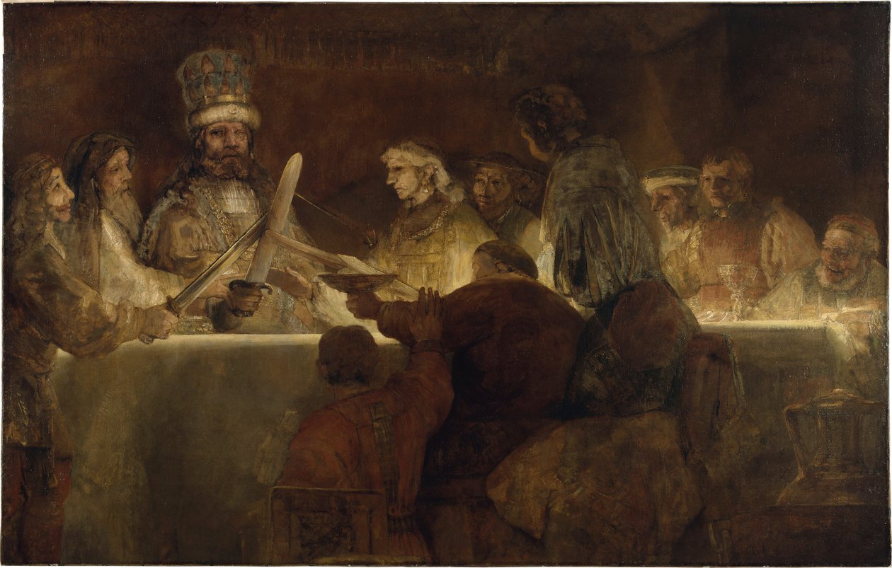 La revolte de Claude Civilis (Claudius Civilis, Gaius Julius Civilis av Rembrandt van Rijn