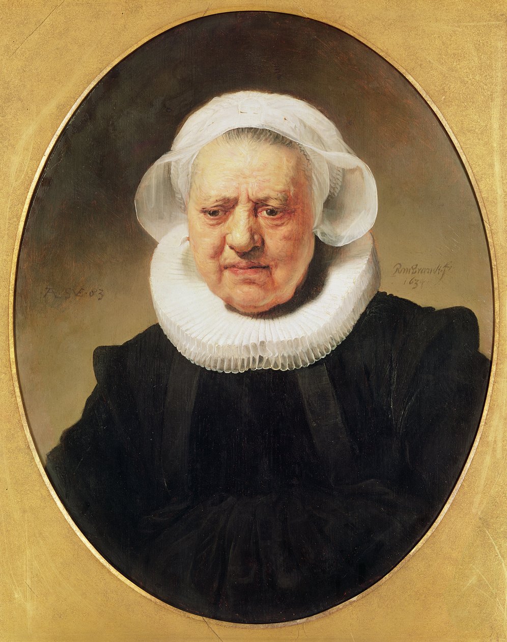 Portrett av Aechje Claesdar av Rembrandt van Rijn