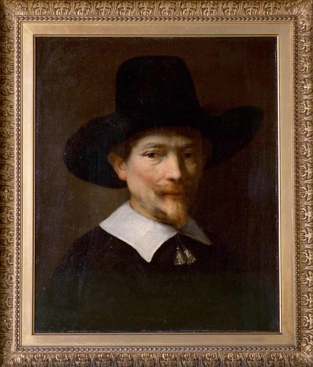 Portrett av en mann (olje på lerret) av Rembrandt Harmensz. van Rijn