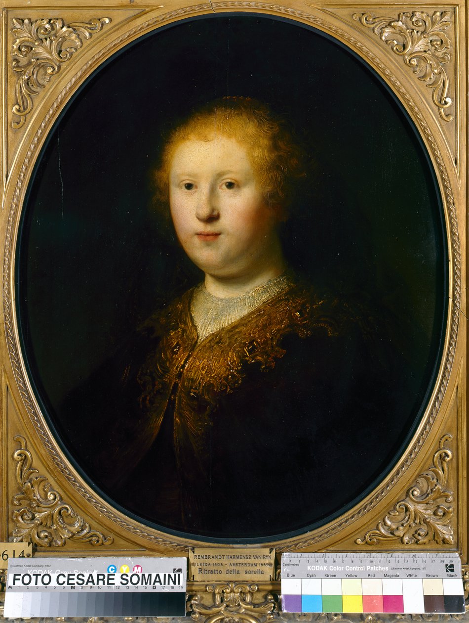 Portrett av en ung kvinne av Rembrandt van Rijn