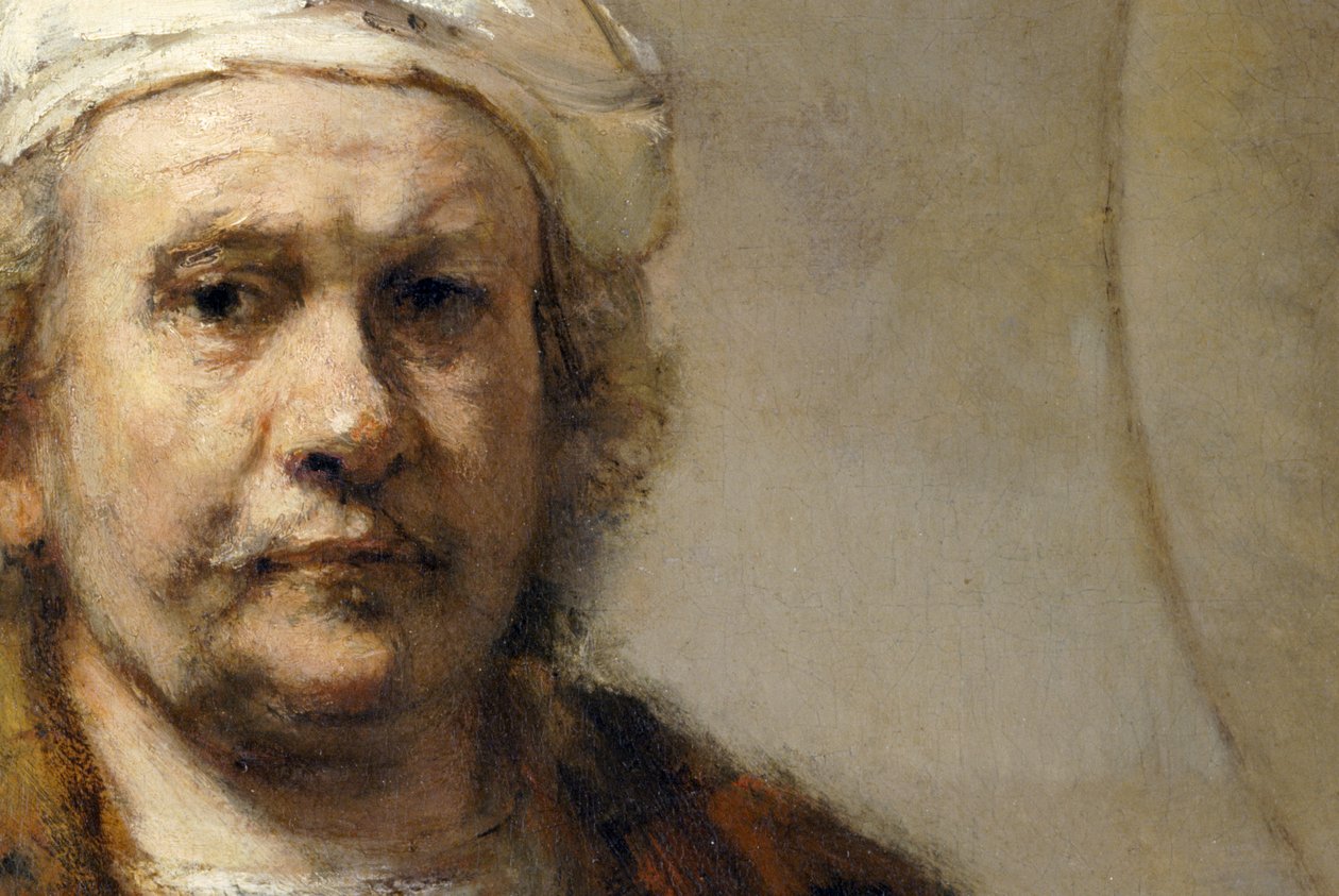 Rembrandt - Selvportrett (detalj) av Rembrandt Harmensz. van Rijn
