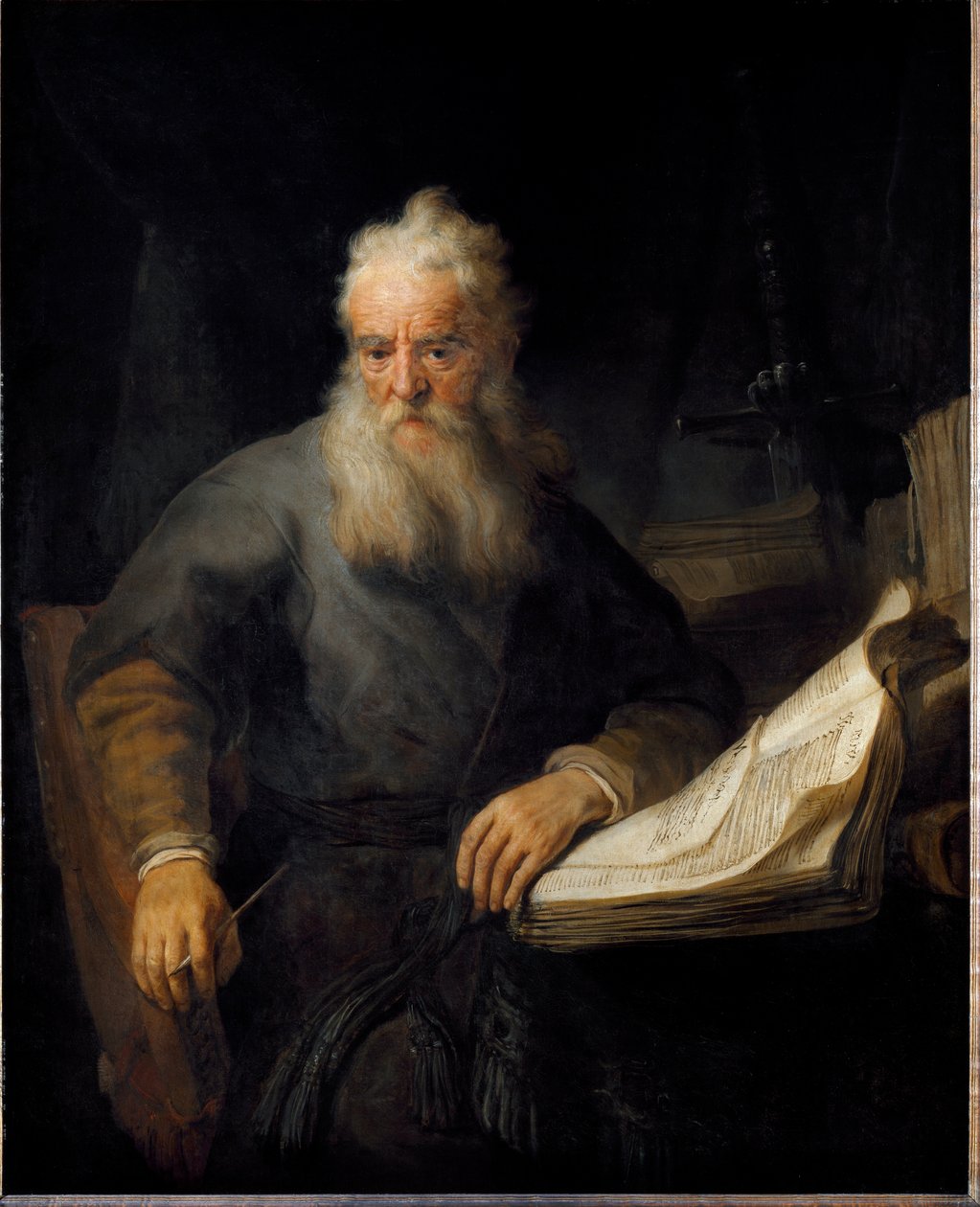 Representasjon av Saint Paul (maleri av Rembrandt van Rijn
