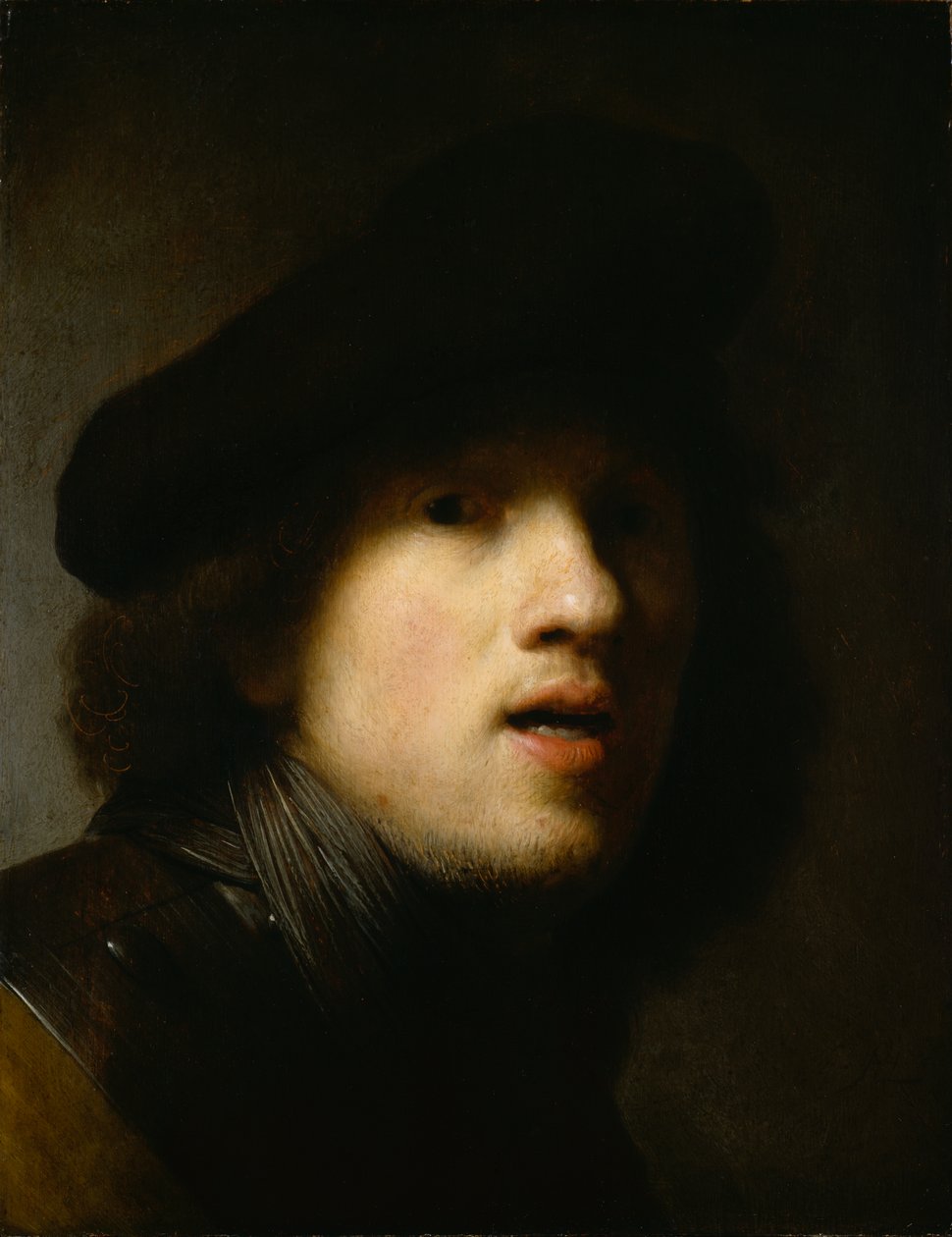 Selvportrett, ca. 1629 (olje på tre) av Rembrandt Harmensz. van Rijn