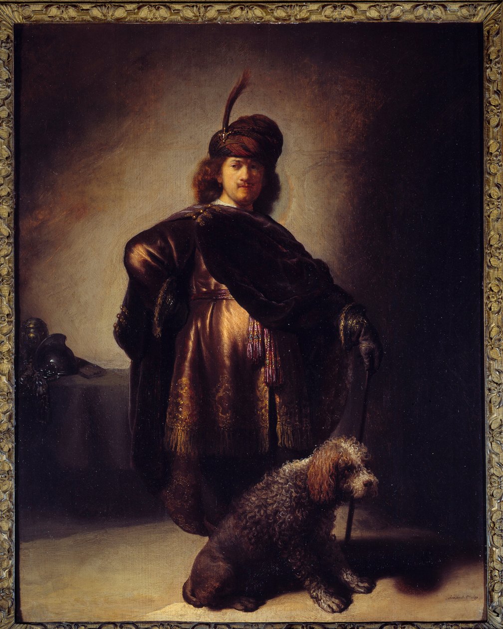 Selvportrett i orientalsk drakt av Rembrandt van Rijn